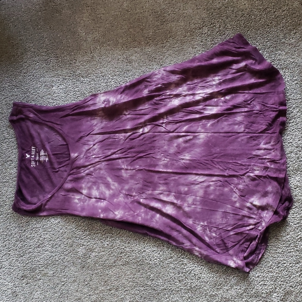 American Eagle Favorite Tank Tie Dye Small